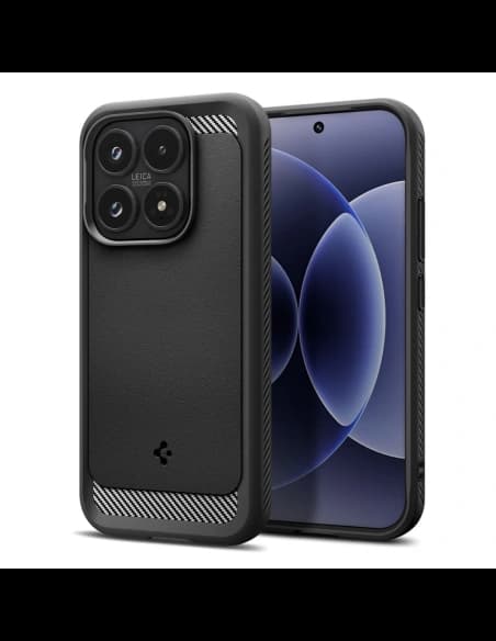 Spigen Rugged Armor Xiaomi 17 Matt Schwarz 
