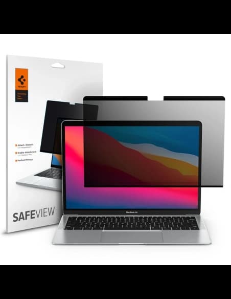 Spigen Safe View Apple MacBook Air 13" M2 / M3 / M4 2023-2025 Datenschutz 
