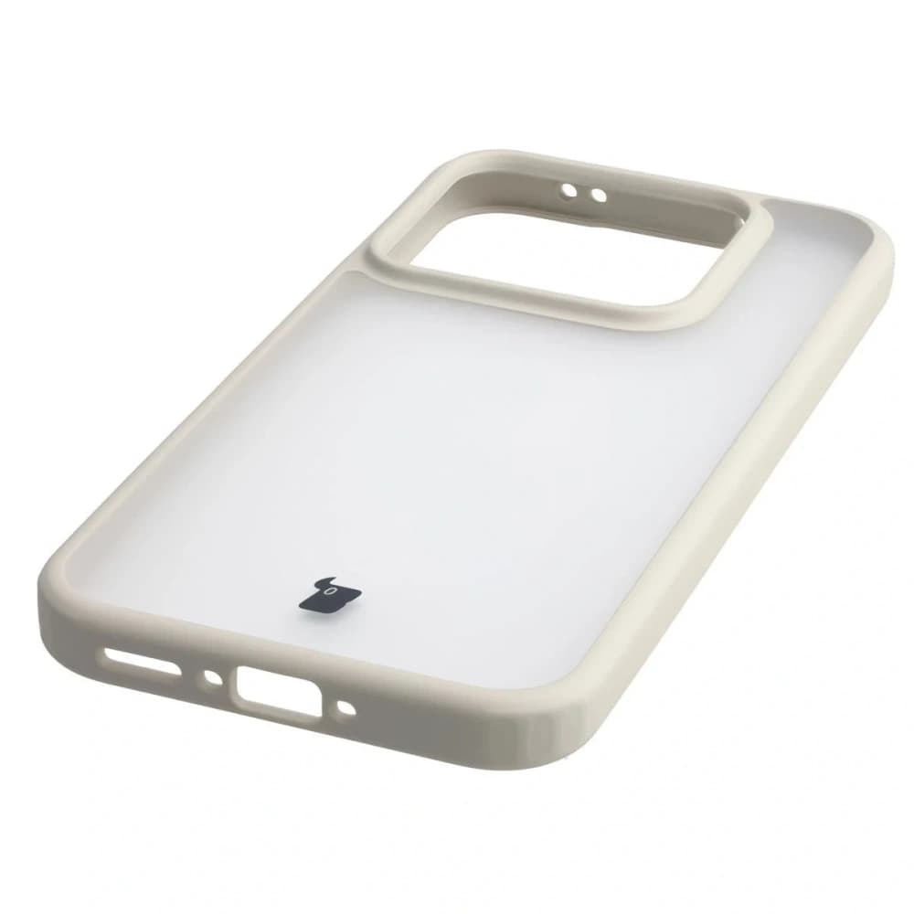 Bizon Case Angelo Realme GT 8 Pro semi-transparent mit einem beigen Rahmen
- 5