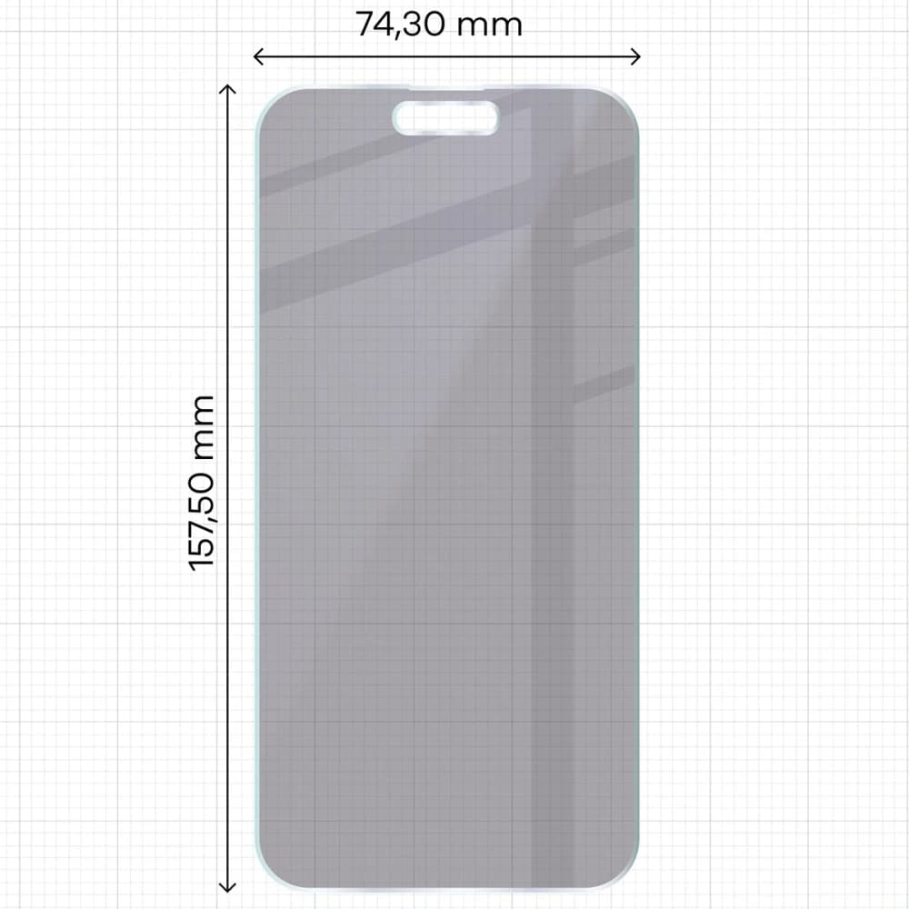 Bizon Glass Mule Shadow Apple iPhone 15 Plus matte - 2