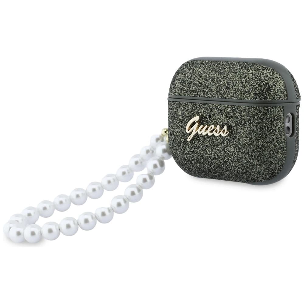 Guess Glitter Pearl Strap Apple AirPods Pro 3 khaki
 - 3