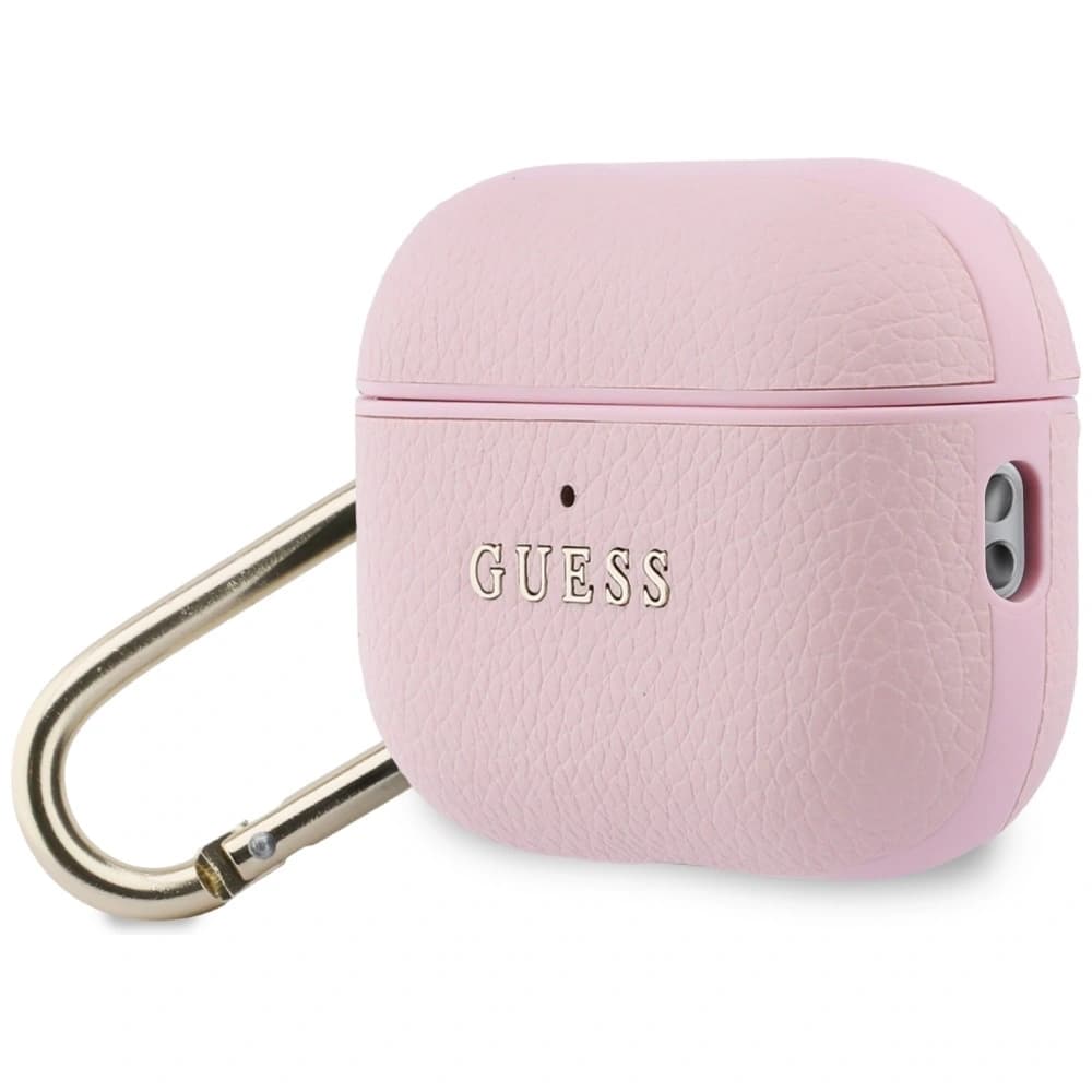 Guess Grained Classic Logo Apple AirPods Pro 3 růžový
 - 3