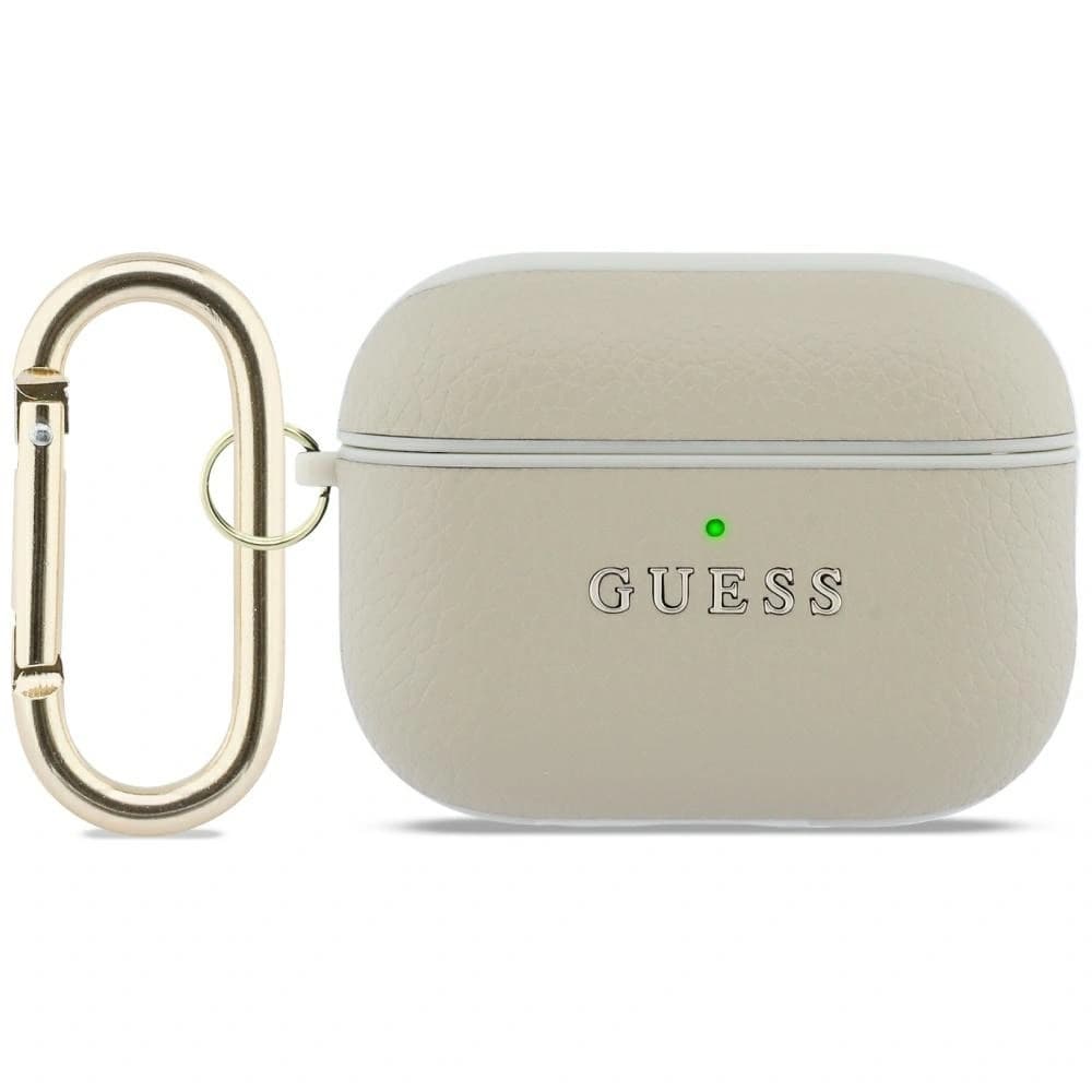 Guess Grained Classic Logo Hook Apple AirPods Pro 3 zlatý
 - 1