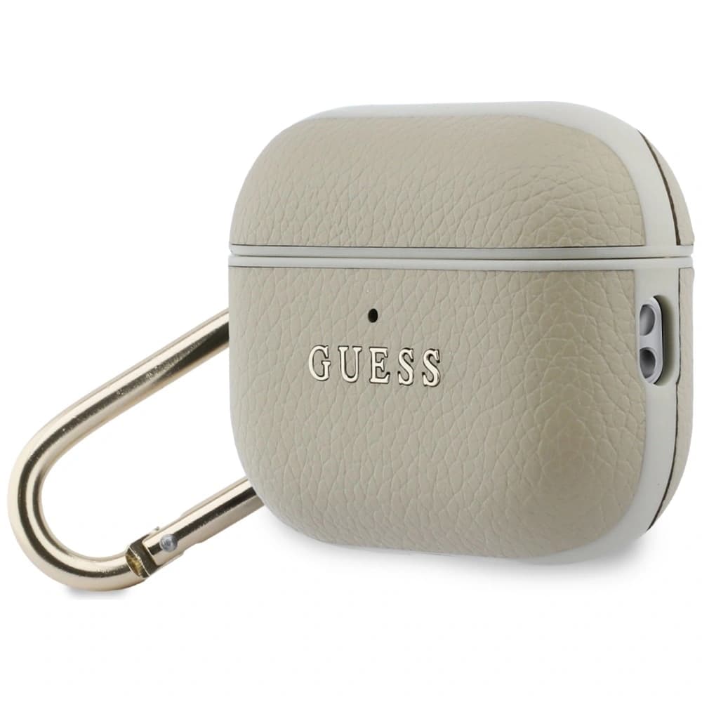 Guess Grained Classic Logo Hook Apple AirPods Pro 3 zlatý
 - 3