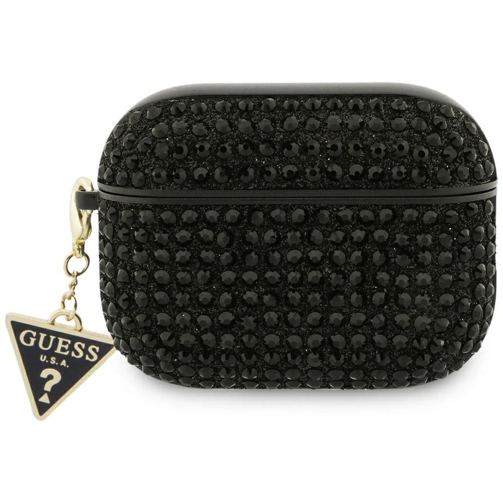 Guess Rhinestone Triangle Charm Apple AirPods Pro 3 schwarz 
 - 1