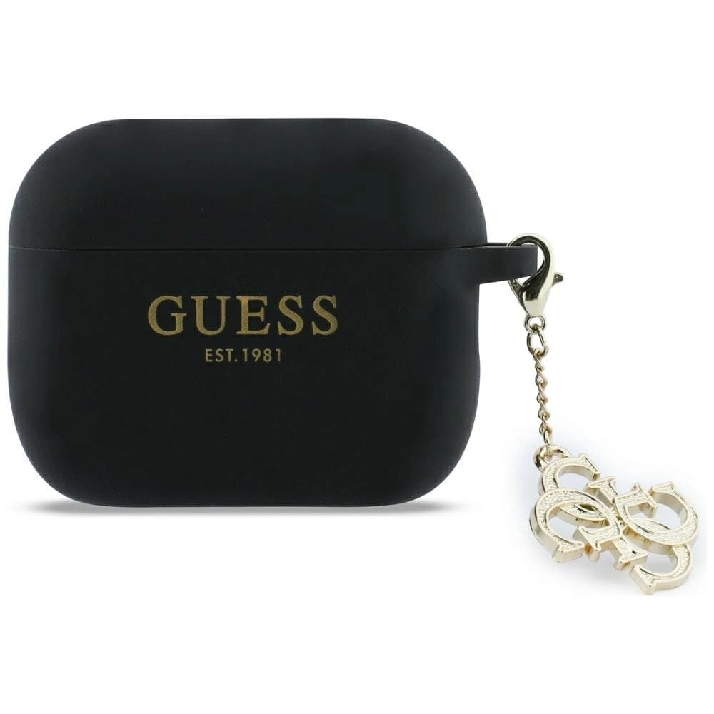 Guess Silicone 4G Charm Apple AirPods Pro 3 černý
 - 1