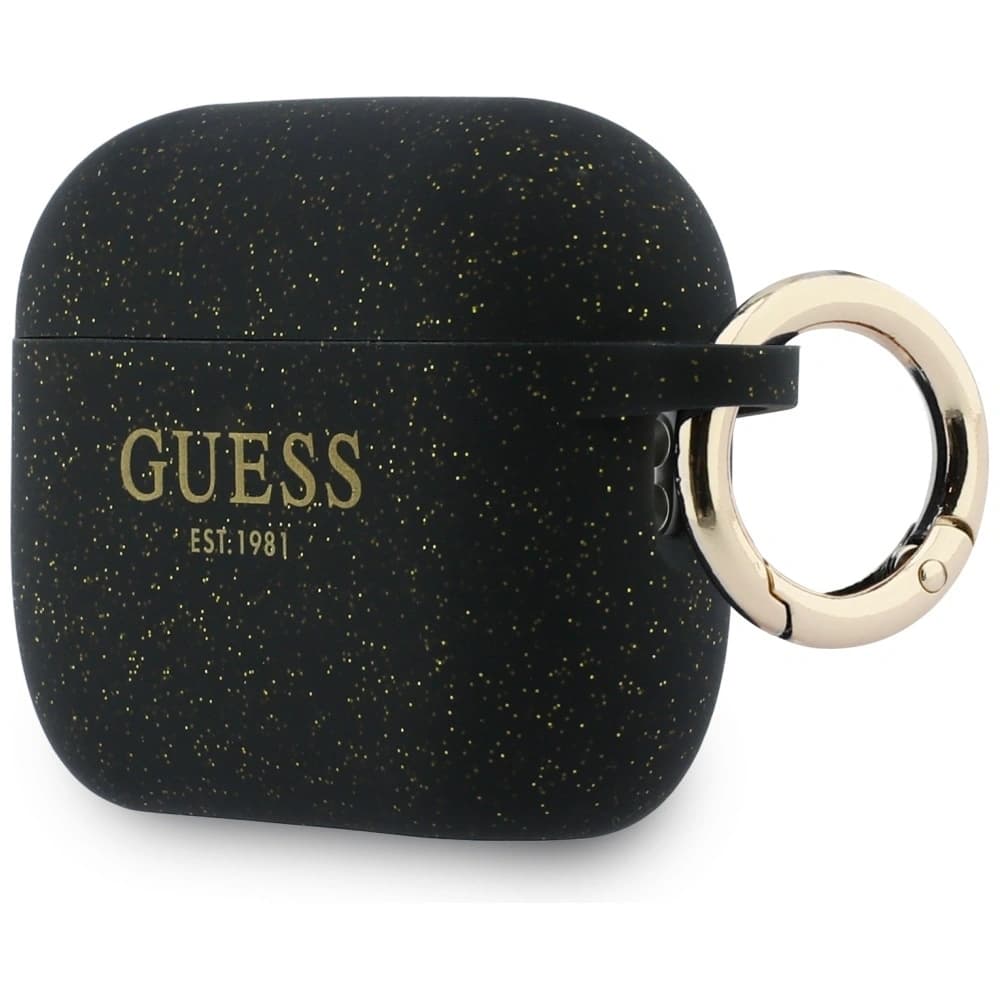 Guess Silicone Glitter Ring Apple AirPods Pro 3 schwarz 
 - 3