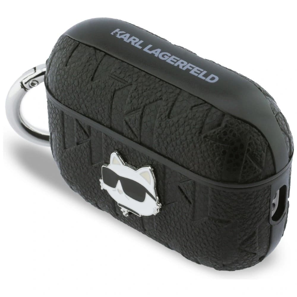 Karl Lagerfeld Monogram Choupette Fej Apple AirPods Pro 3 fekete
 - 3