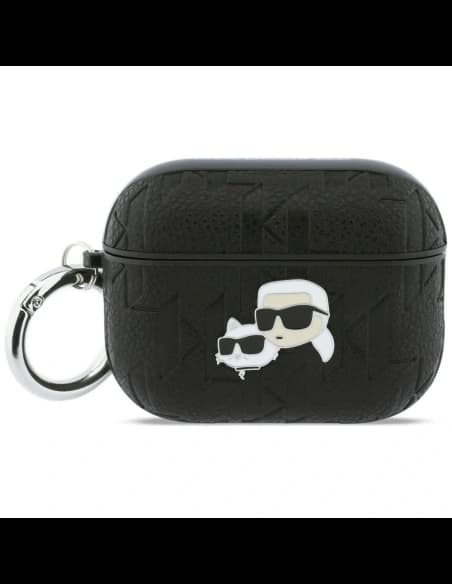 Karl Lagerfeld Monogram Karl & Choupette Fej Apple AirPods Pro 3 fekete
