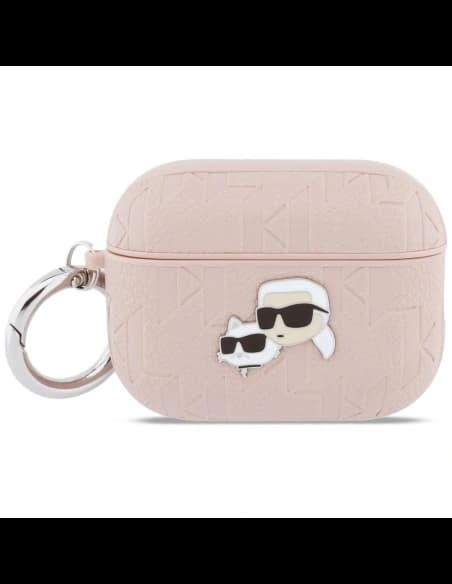 Karl Lagerfeld Monogram Karl & Choupette Fej Apple AirPods Pro 3 rózsaszín

