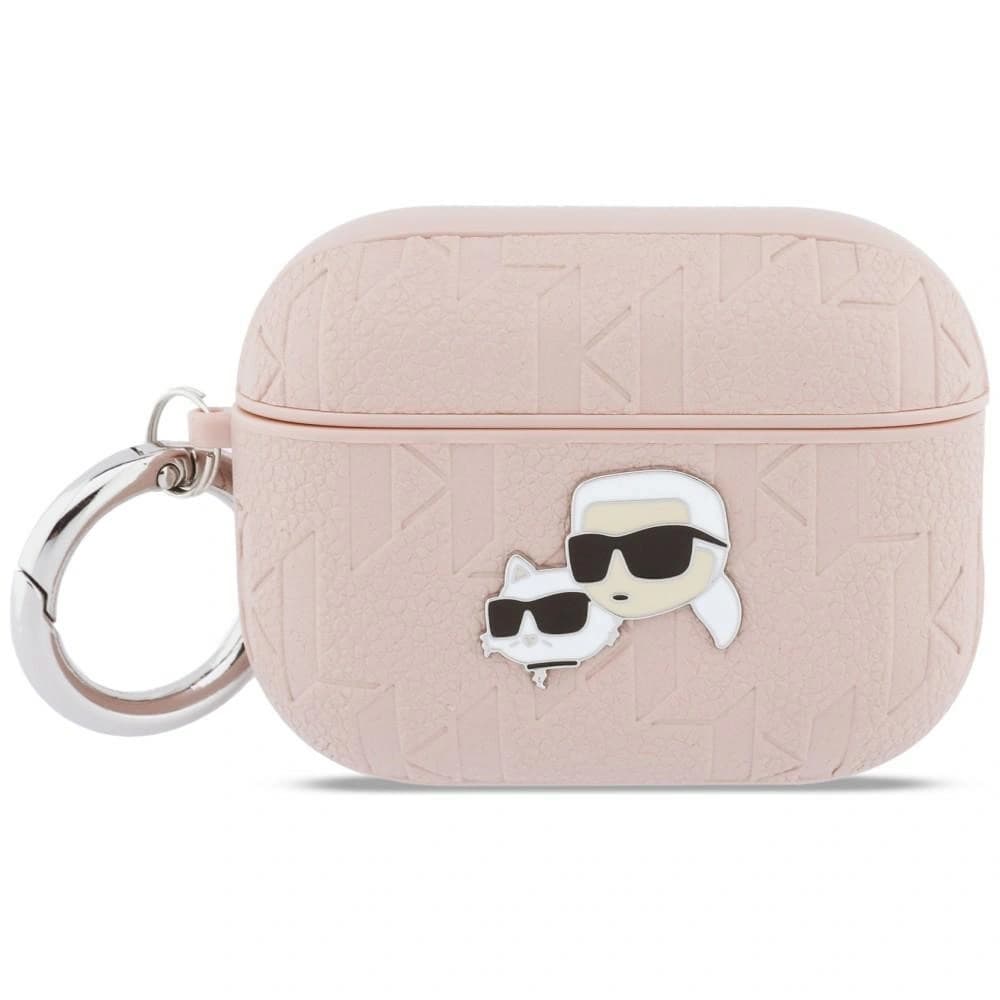 Karl Lagerfeld Monogram Karl & Choupette Fej Apple AirPods Pro 3 rózsaszín
 - 1