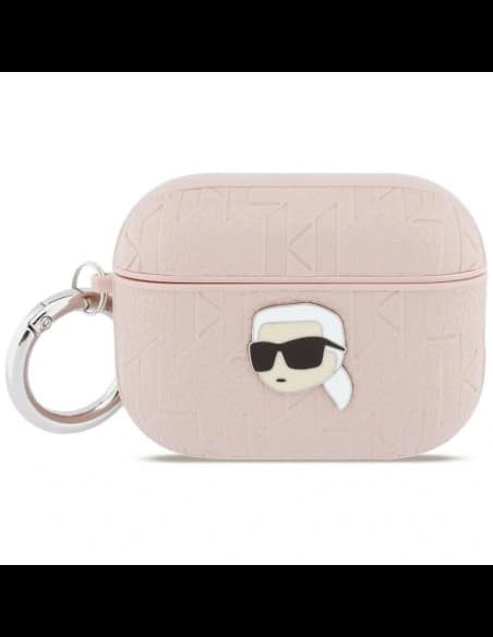 Karl Lagerfeld Monogram Karl Fej Apple AirPods Pro 3 rózsaszín