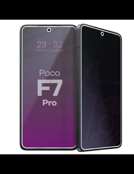 Privatizáló hibrid üveg Bizon Glass Mule Shadow a Xiaomi POCO F7 Pro-hoz, matt