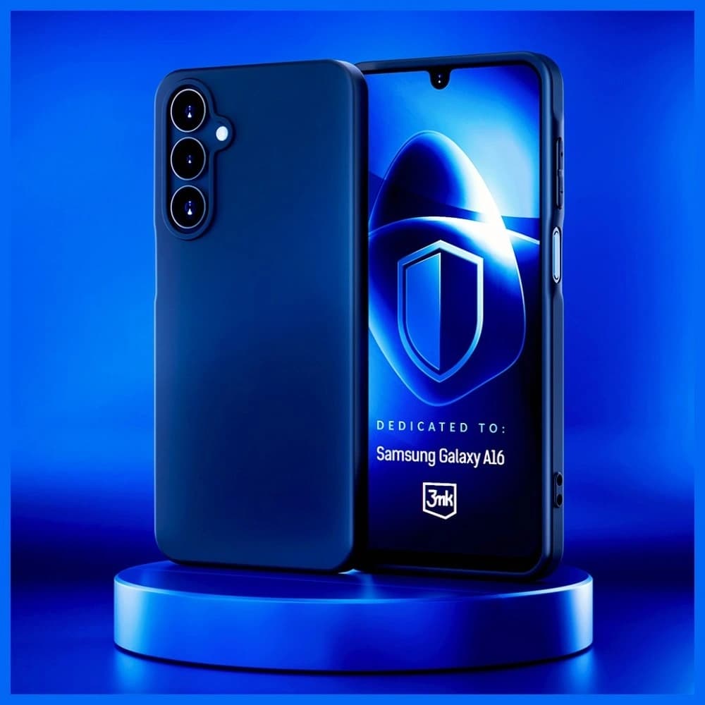 Etui 3MK Matt Case für Redmi 15C 4G/5G schwarz 
 - 5