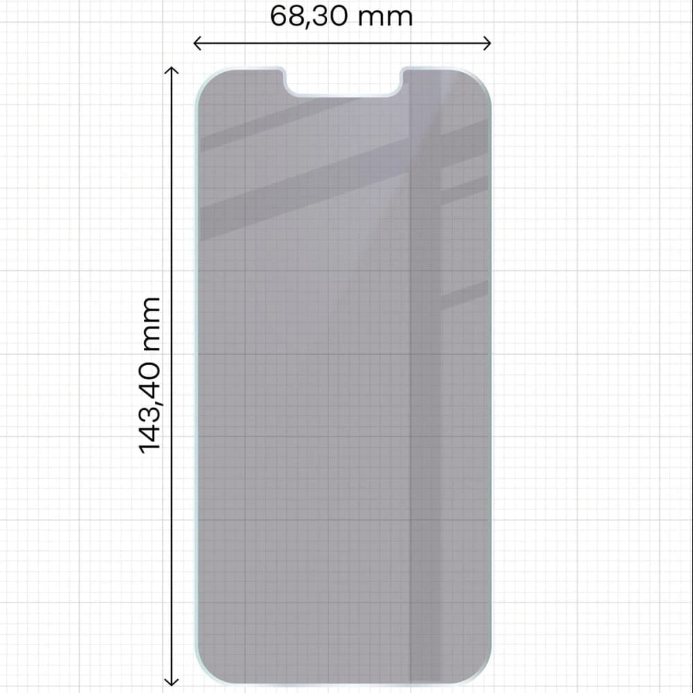 Bizon Glass Mule Shadow Apple iPhone 14 matný
 - 2