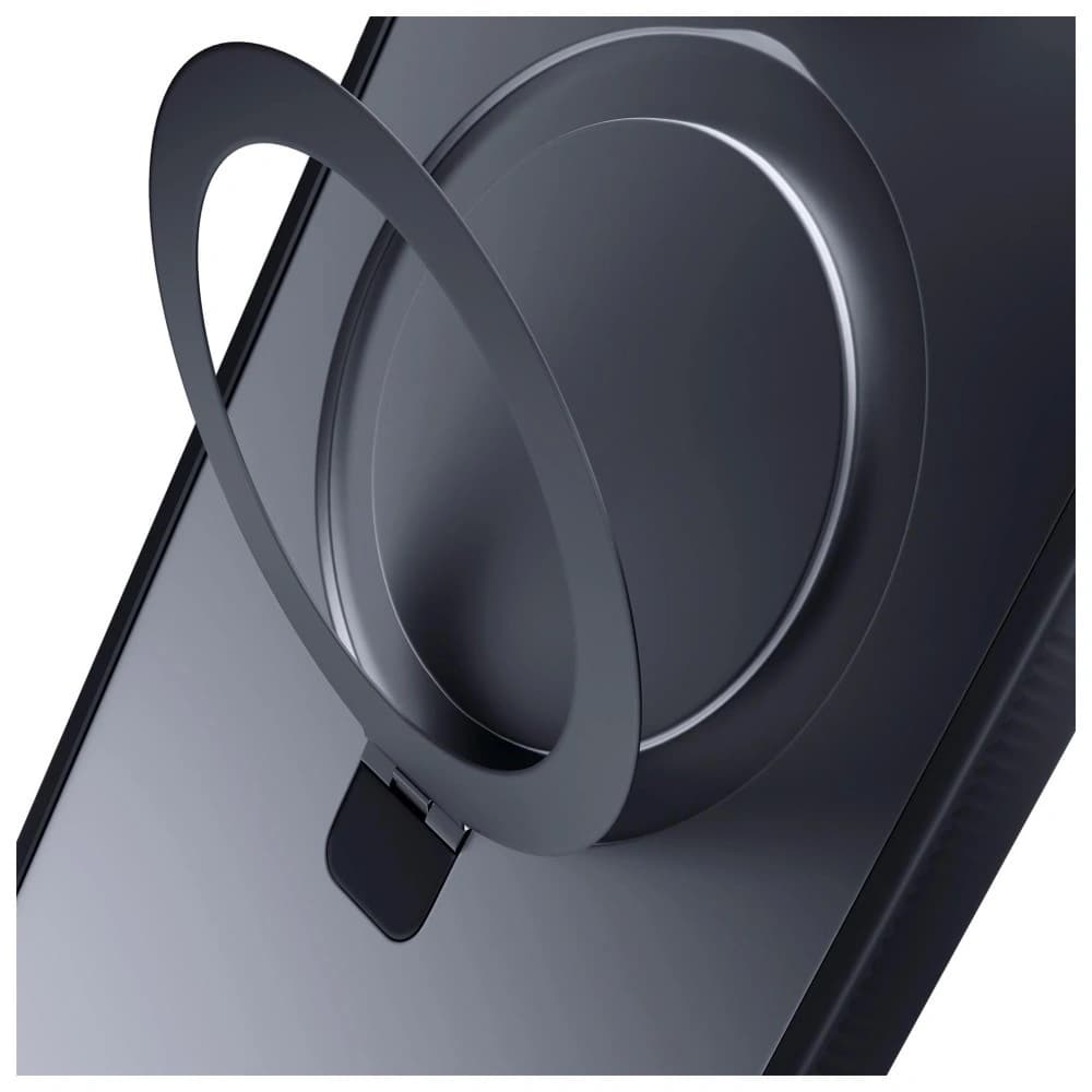 3MK Smoke Case Mag&Stand Apple iPhone 17 negru fumos
 - 5