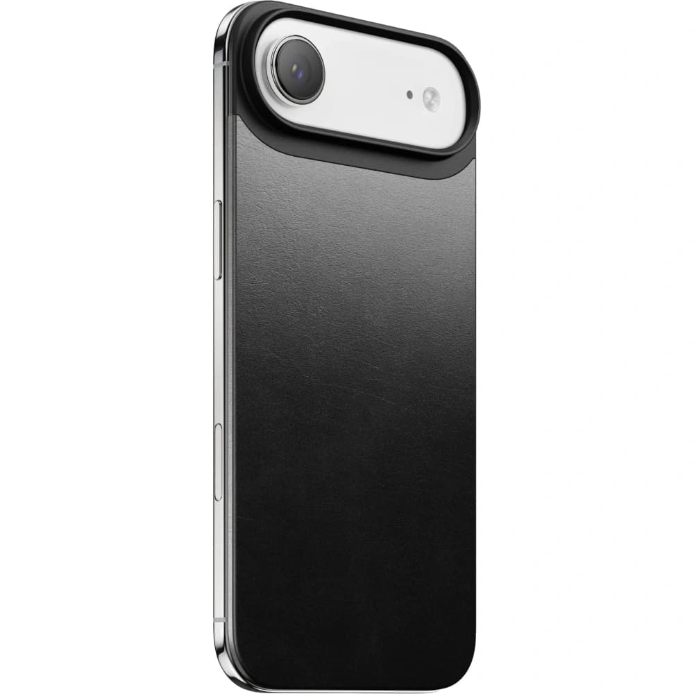 NOMAD Carcasă din piele magnetică pentru Apple iPhone Air MagSafe, piele Horween (neagră)
- 3