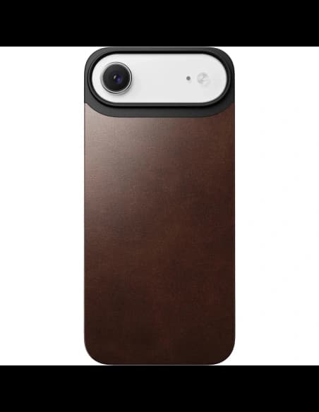 NOMAD Carcasă din piele magnetică pentru Apple iPhone Air MagSafe, piele Horween (maro rustic)
