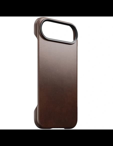 NOMAD Carcasă tradițională din piele pentru Apple iPhone Air MagSafe, piele Horween (maro rustic)
