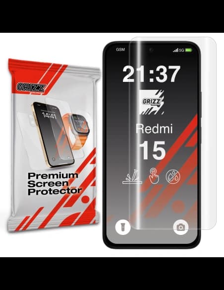 GrizzGlass Hydrofilm Xiaomi Redmi 15
