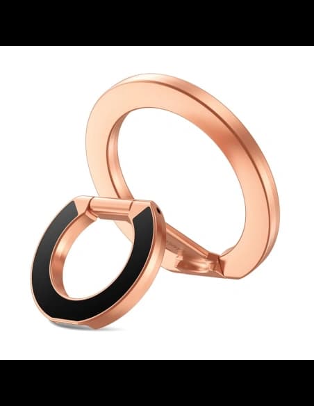 Tech-Protect MMR400 Lamano Inel Magnetic MagSafe pentru Telefon Aur Roz
