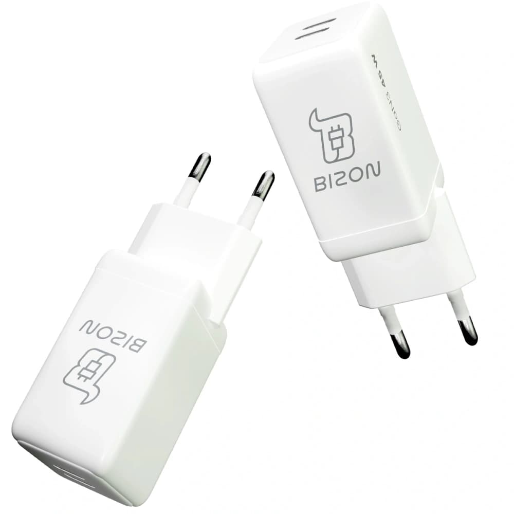 Bizon Charger VT-36B 45W 2xUSB-C PD QC 4.0 GAN3 bílý - 3