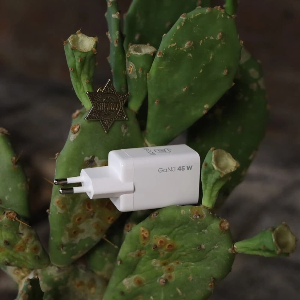 Bizon Charger VT-36B 45W 2xUSB-C PD QC 4.0 GAN3 bílý - 12