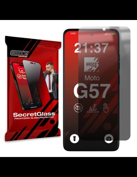 GrizzGlass SecretGlass Motorola Moto G57
