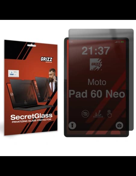 GrizzGlass SecretGlass Motorola Moto Pad 60 Neo