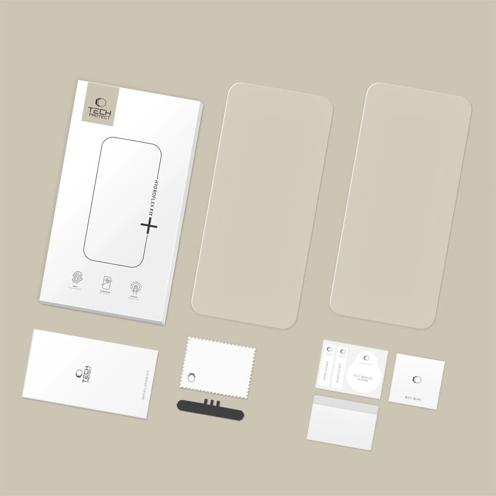 Tech-Protect Hydroflex Fit+ Motorola Edge 60 / 60 Pro / 60 Fusion Klar [2 PACK]
 - 5