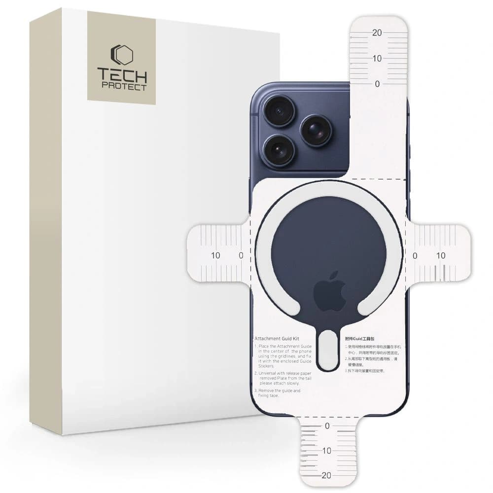 Tech-Protect MMP-200 Inel Magnetic MagSafe Alb
 - 1