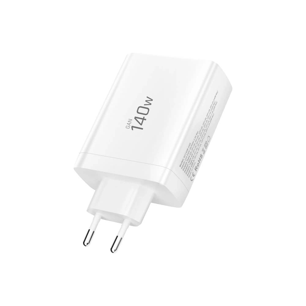 Tech-Protect NC140W-GAN 4-portový síťový nabíječ PD 140W / QC3.0 Bílé
 - 4