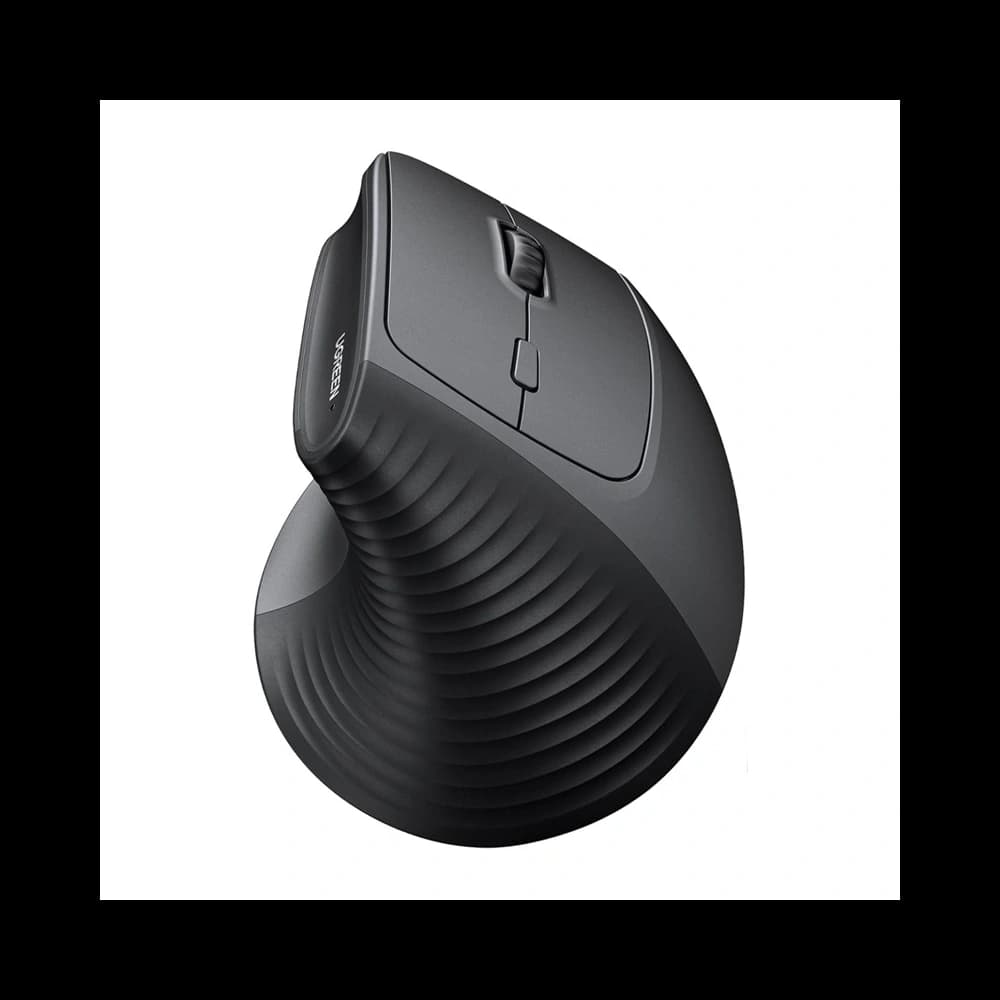 Ugreen M571 Wireless Vertical Mouse 2.4G 4000 DPI 1xAA (black) - 1
