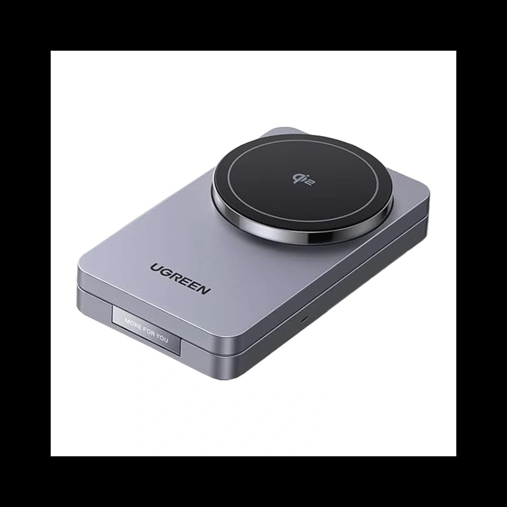 Magnetyczna ładowarka bezprzewodowa 2w1 UGREEN W706 MagSafe 15W (czarna) - 2
