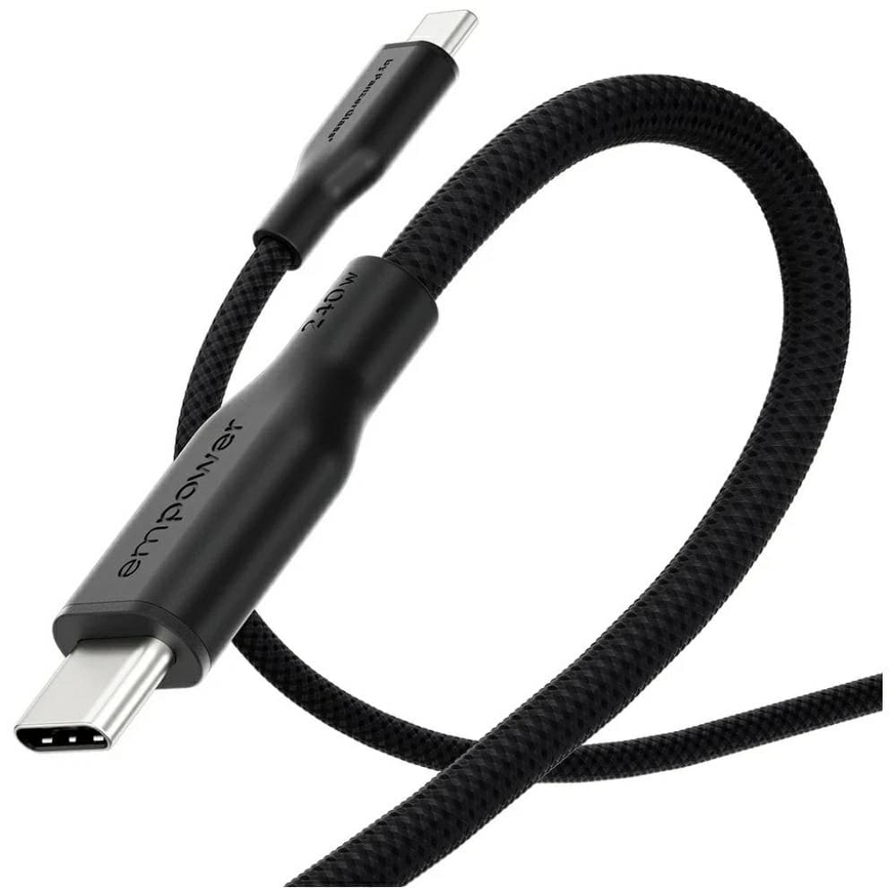 Cable by PanzerGlass Racing Empower 240W USB-C / USB-C 2m fekete
 - 4