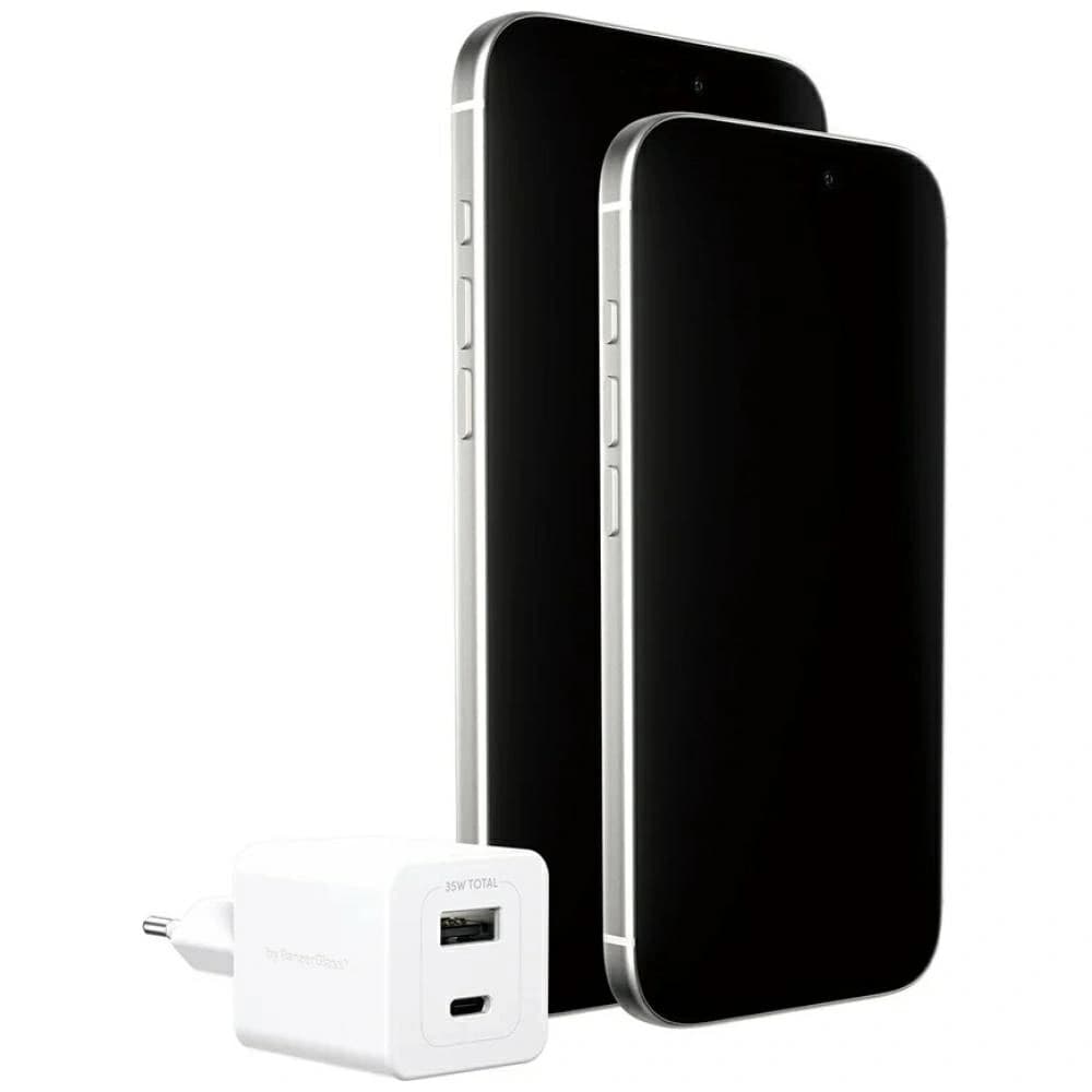 Ładowarka sieciowa Empower by PanzerGlass Turbo 35W USB-A, USB-C srebrno-biały - 4