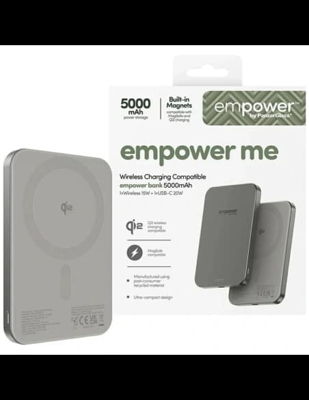 Powerbank Empower by PanzerGlass Bank 5000mAh tytanowy