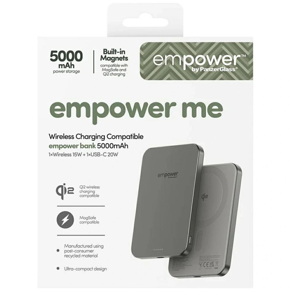 Empower Power Bank de la PanzerGlass 5000mAh titan
 - 5