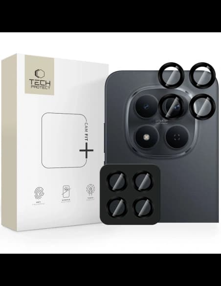 Tech Protect Camring Fit+ Xiaomi Redmi Note 15 Pro 5G / 15 Pro+ Plus 5G Negru
