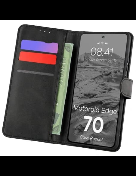 Bizon Case Pocket Motorola Edge 70 schwarz
