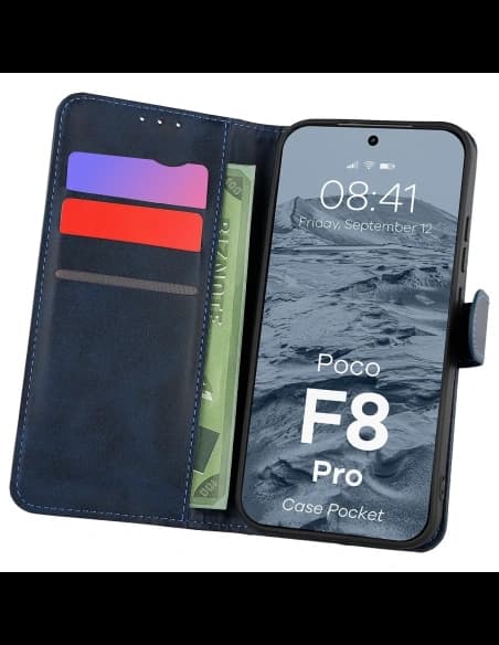 Bizon Case Pocket Xiaomi POCO F8 Pro námořnický modrý