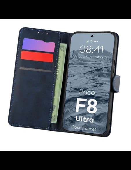 Bizon Case Pocket Xiaomi POCO F8 Ultra námořnický modrý