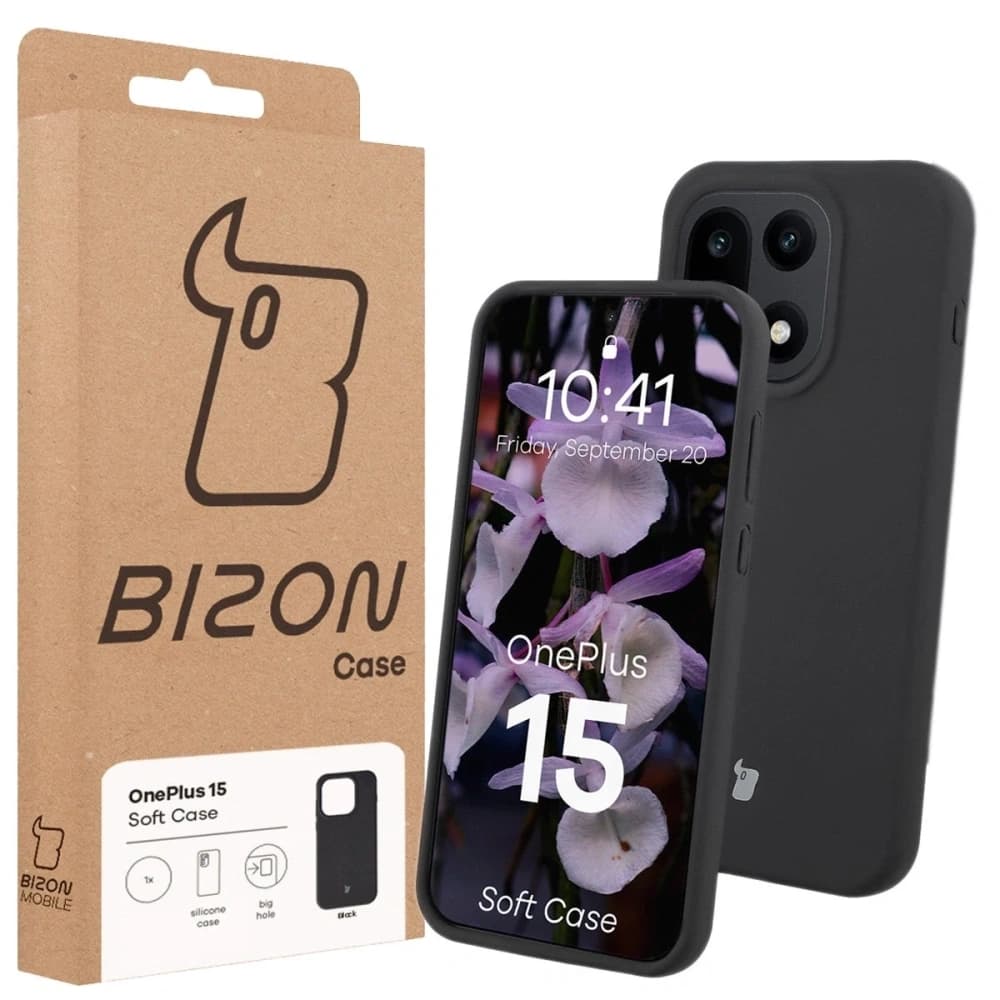 Bizon Soft Case OnePlus 15 černý
- 7