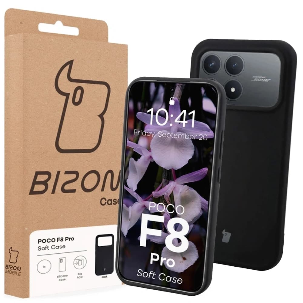 Bizon Soft Case Xiaomi POCO F8 Pro fekete
 - 7