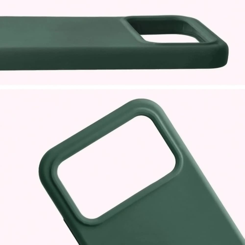 Carcasă Bizon Soft Xiaomi POCO F8 Pro verde închis
 - 5