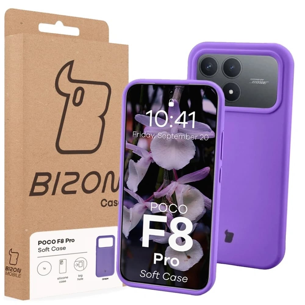 Carcasă Bizon Soft Xiaomi POCO F8 Pro mov
 - 7