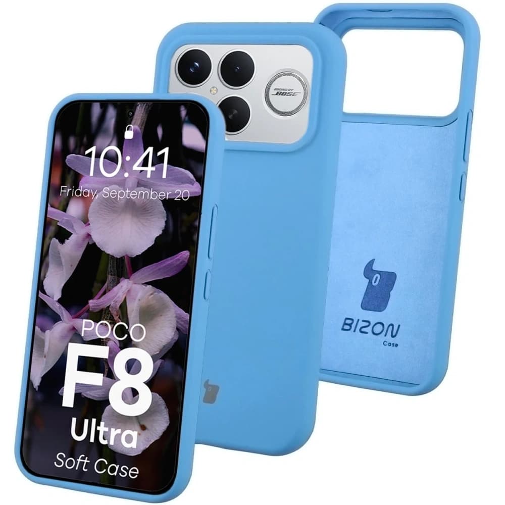 Bizon Soft Case Xiaomi POCO F8 Ultra blau