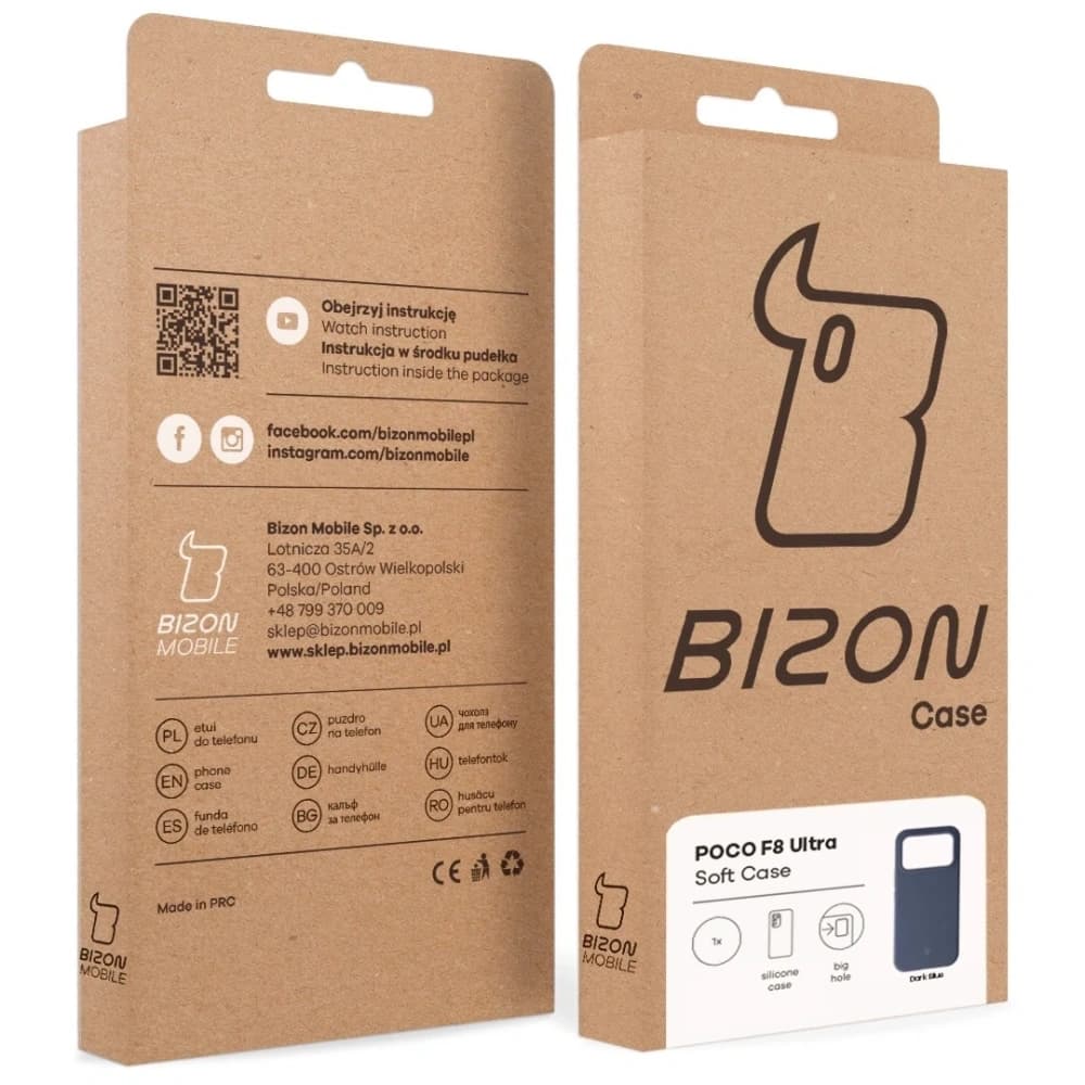 Bizon Soft Case Xiaomi POCO F8 Ultra tmavě modrý
- 8