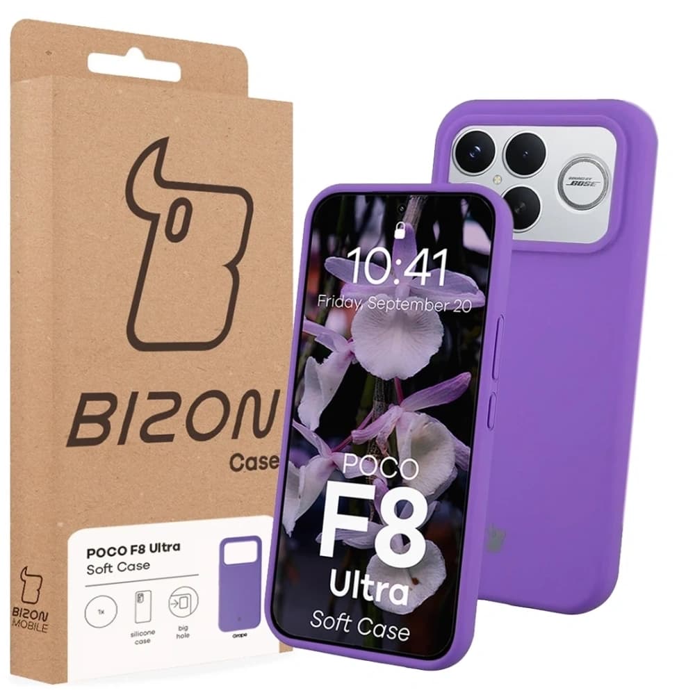 Bizon Soft Case Xiaomi POCO F8 Ultra lila
- 7