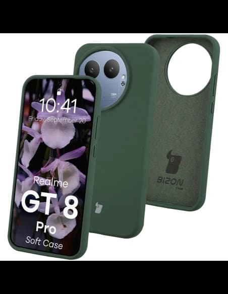 Bizon Soft Case Realme GT 8 Pro dunkelgrün